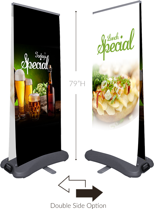 Outdoor Retractable Banner Stands